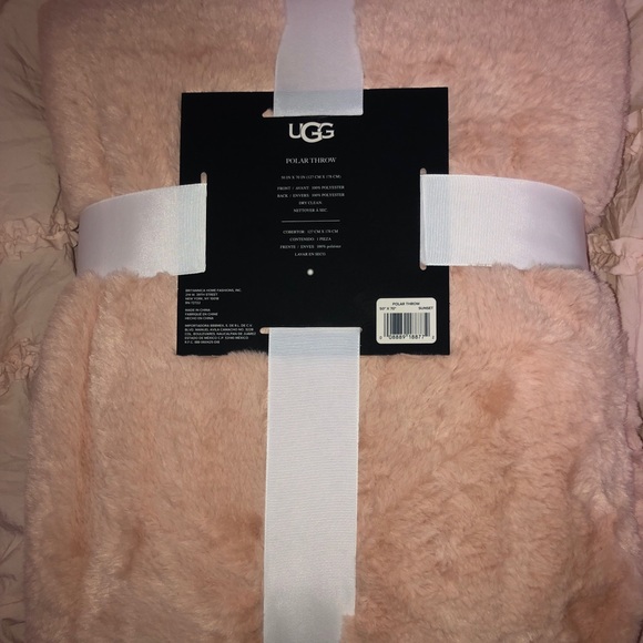 UGG Bedding Ugg Baby Pink Polar Throw Blanket 5 In X 70in Poshmark